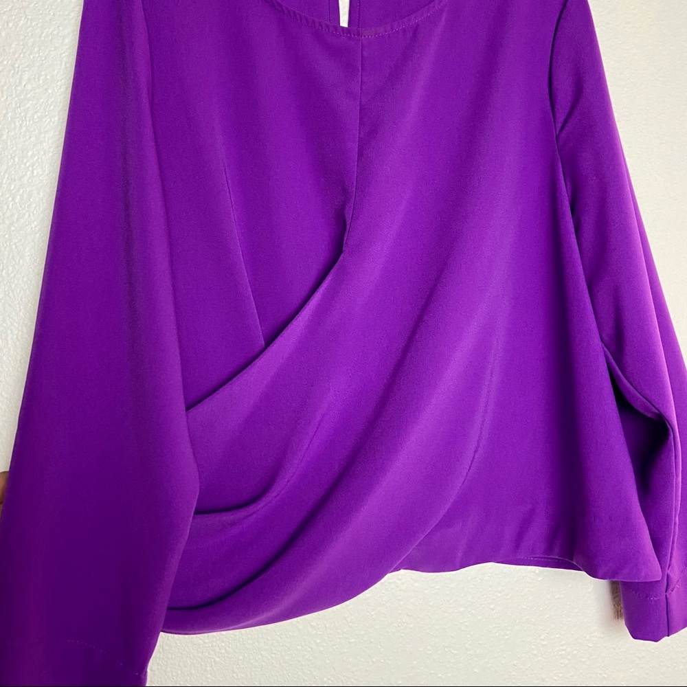 Code Mode Purple Blouse - Picture 2 of 5